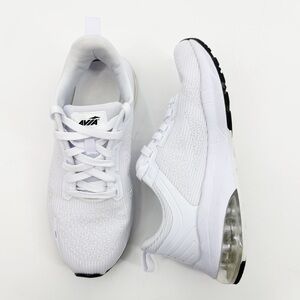 Avia White Knit Running Sneakers Air Cushion Sole Women’s Size 7